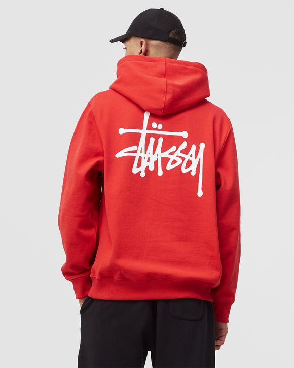 Stussy Basic Hoodie Red BSTN Store