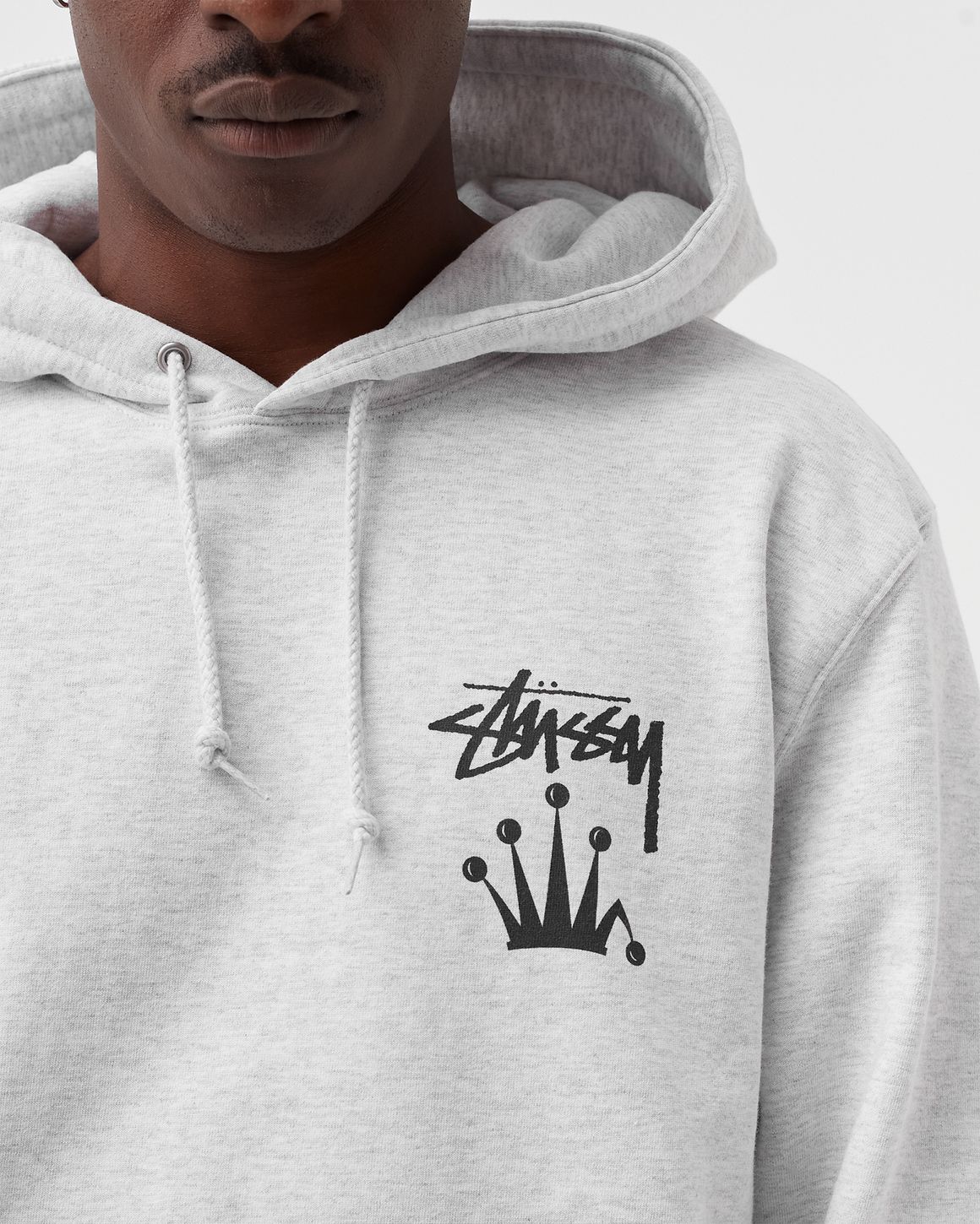 ★人気★【Stussy】★Stussy Crown International Hoodie★Ash Buy Stussy Crown International Hoodie 'Ash Heather