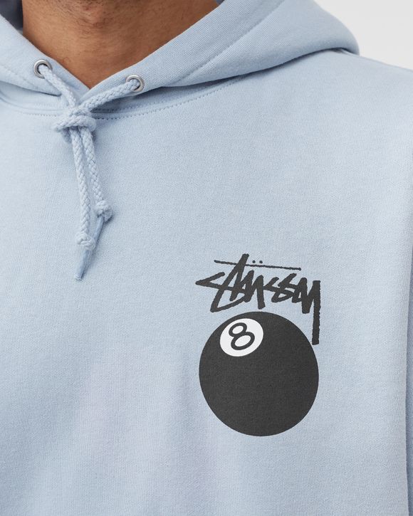 Stussy 8 Ball Hoodie Grey - steel