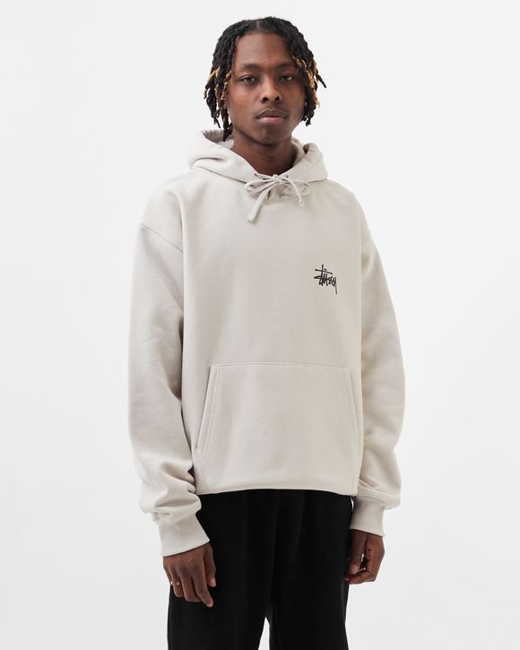 Grey Stüssy Basic Hoodie