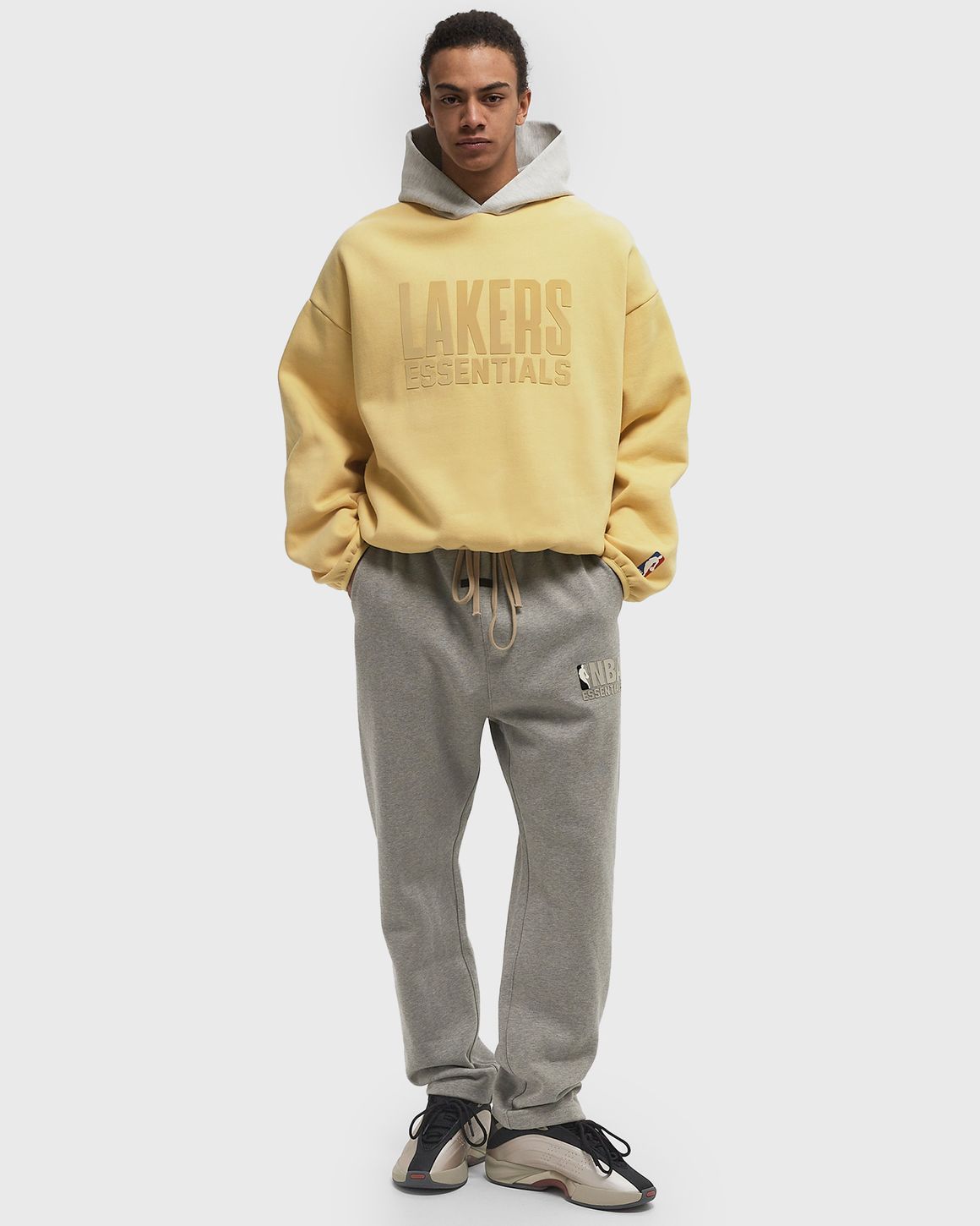 Fear of God Essentials PULL OVER HOODIE - LOS ANGELES LAKERS