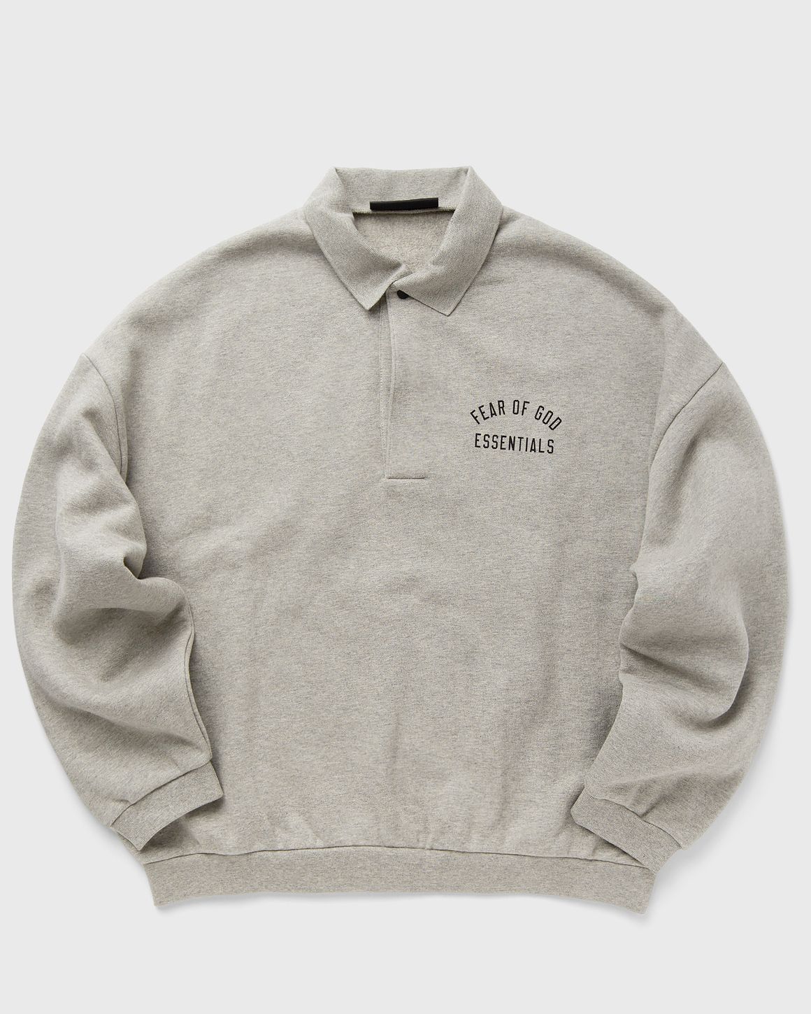 Fear of God Essentials FLEECE POLO Grey | BSTN Store