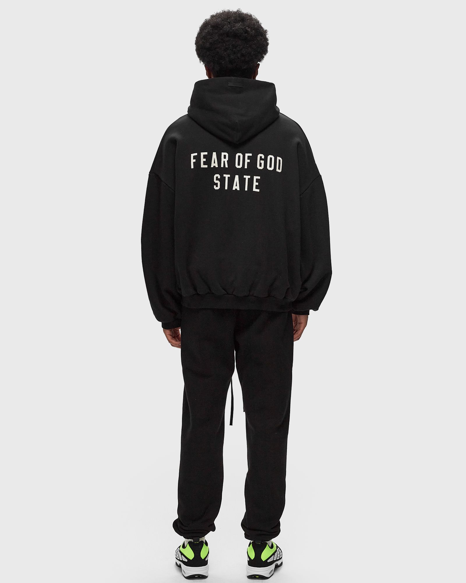 Fear of God Essentials HEAVY FLEECE FULLZIP HOODIE Black