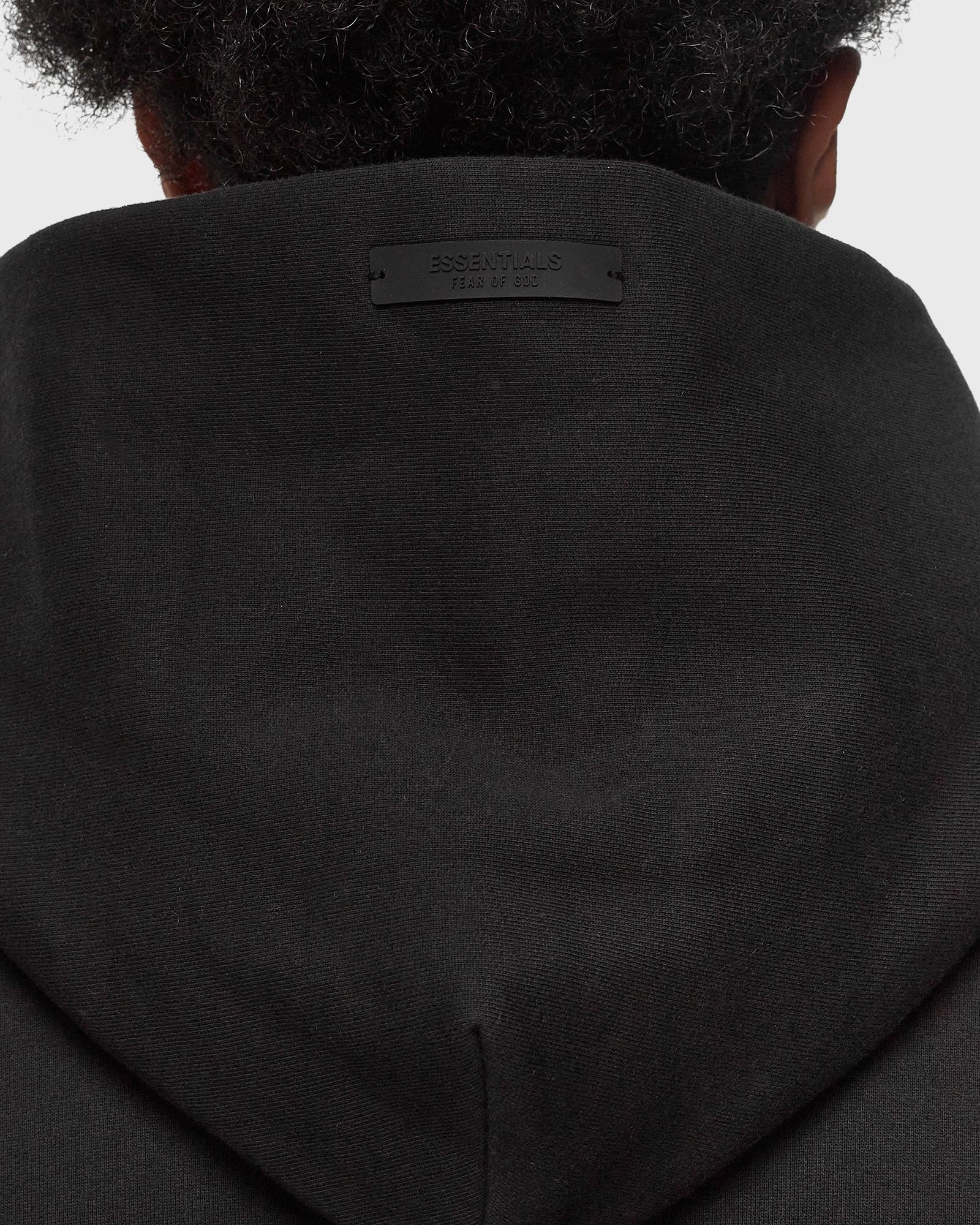 Fear of God Essentials HEAVY FLEECE FULLZIP HOODIE Black