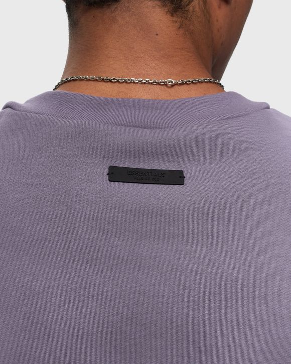 Fear of God Essentials HEAVY FLEECE CREWNECK Purple | BSTN Store