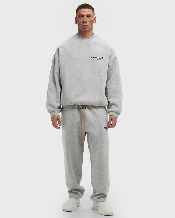 Fear of God Essentials FLEECE CREWNECK Grey | BSTN Store