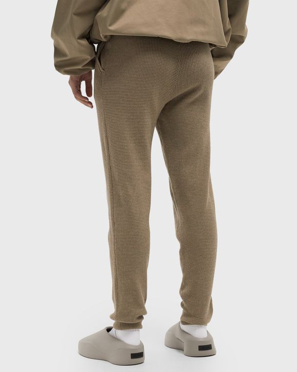 WAFFLE FITTED SWEATPANT