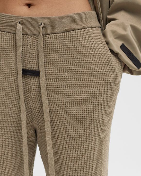 WAFFLE FITTED SWEATPANT