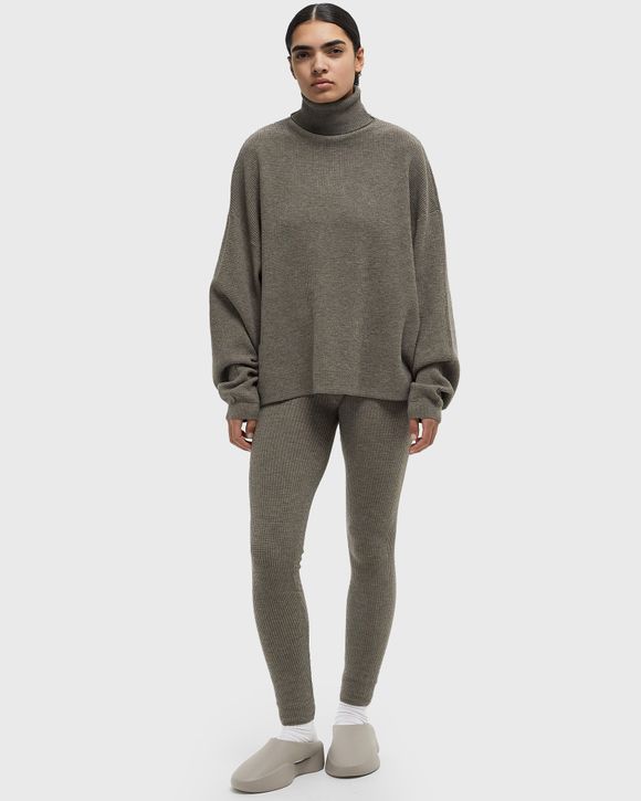 WAFFLE TURTLENECK