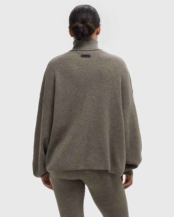 WAFFLE TURTLENECK