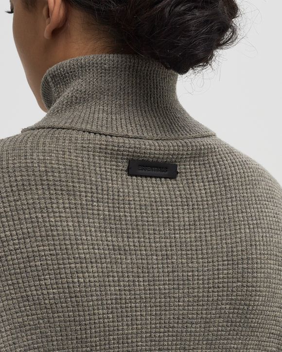 WAFFLE TURTLENECK