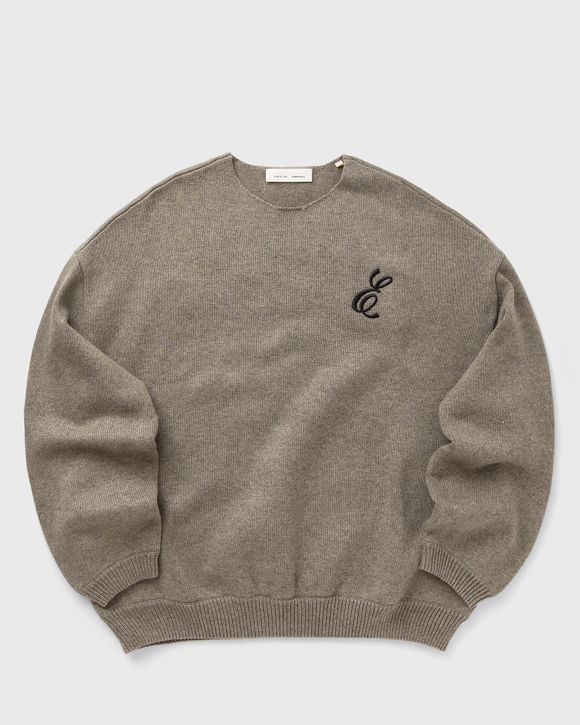 WAFFLE CREWNECK SWEATER