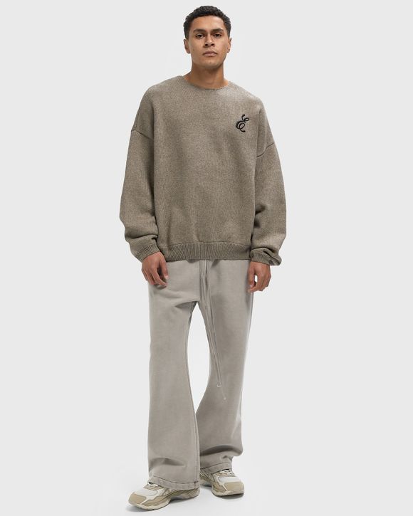 WAFFLE CREWNECK SWEATER