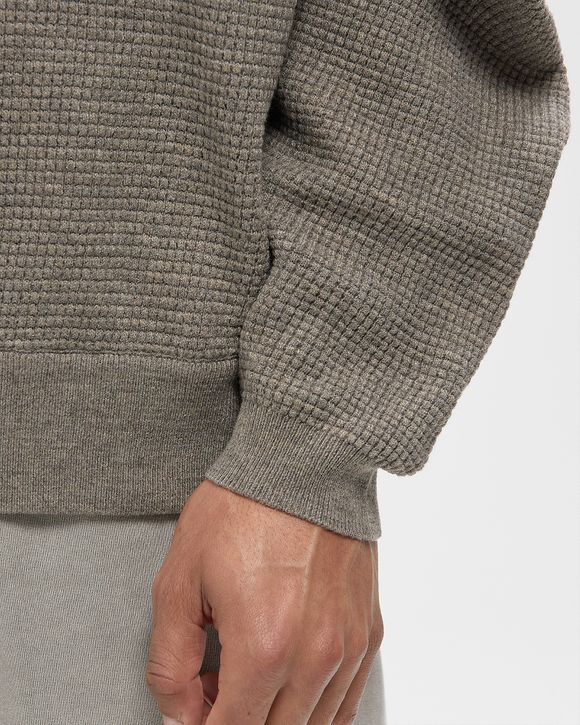 WAFFLE CREWNECK 90'S SWEATER