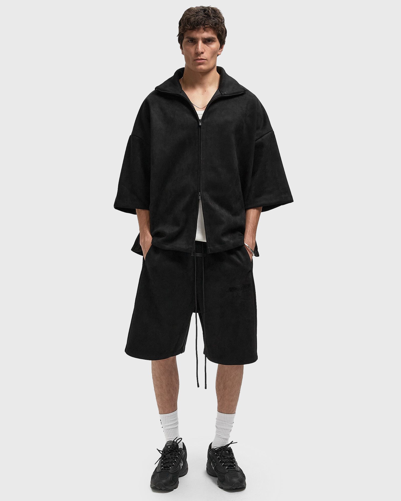 HIGH NECK 3/4 SLEEVE JACKET