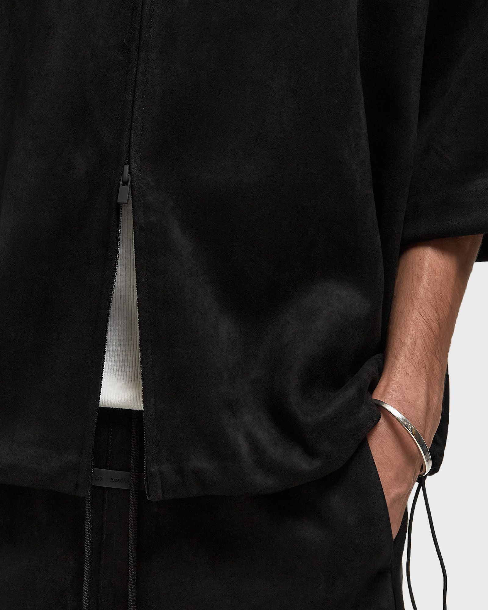 HIGH NECK 3/4 SLEEVE JACKET