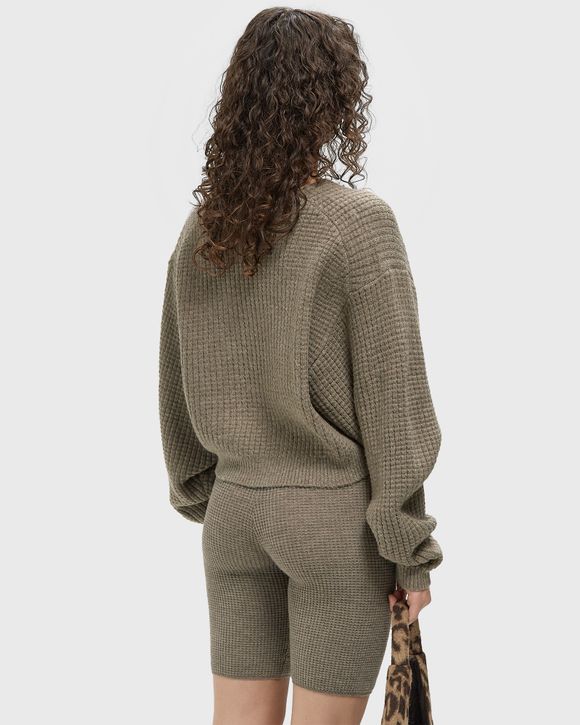 WMNS HEAVY WAFFLE 90'S SWEATER