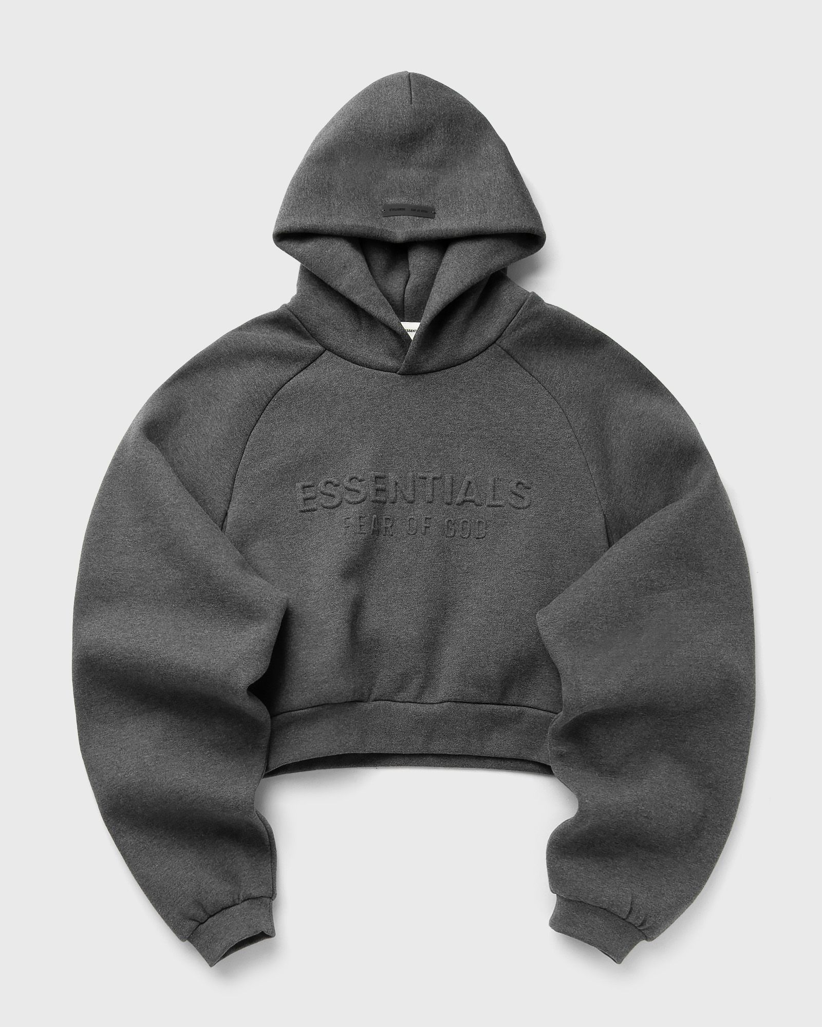 Fear of God Essentials WMNS 90'S RAGLAN HOODIE Grey | BSTN Store