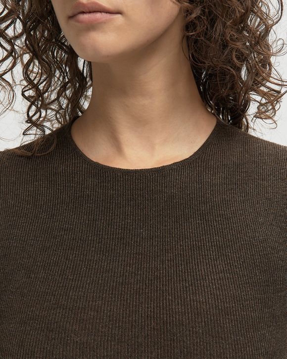 WMNS RIB LONG SLEEVE DRESS