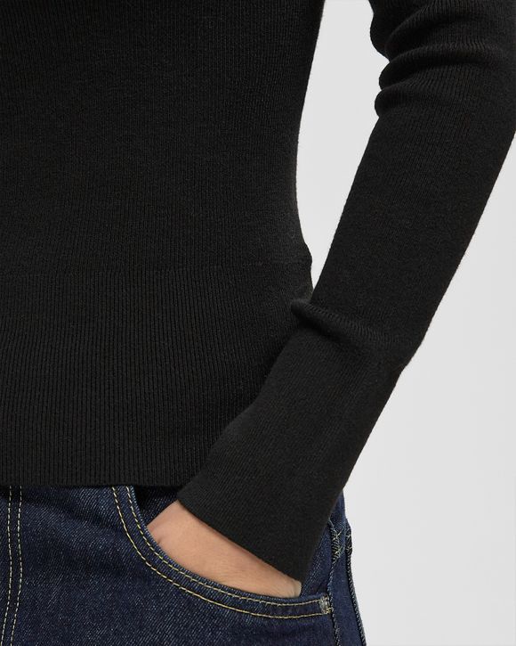 WMNS LONG SLEEVE HOODED RIB TOP