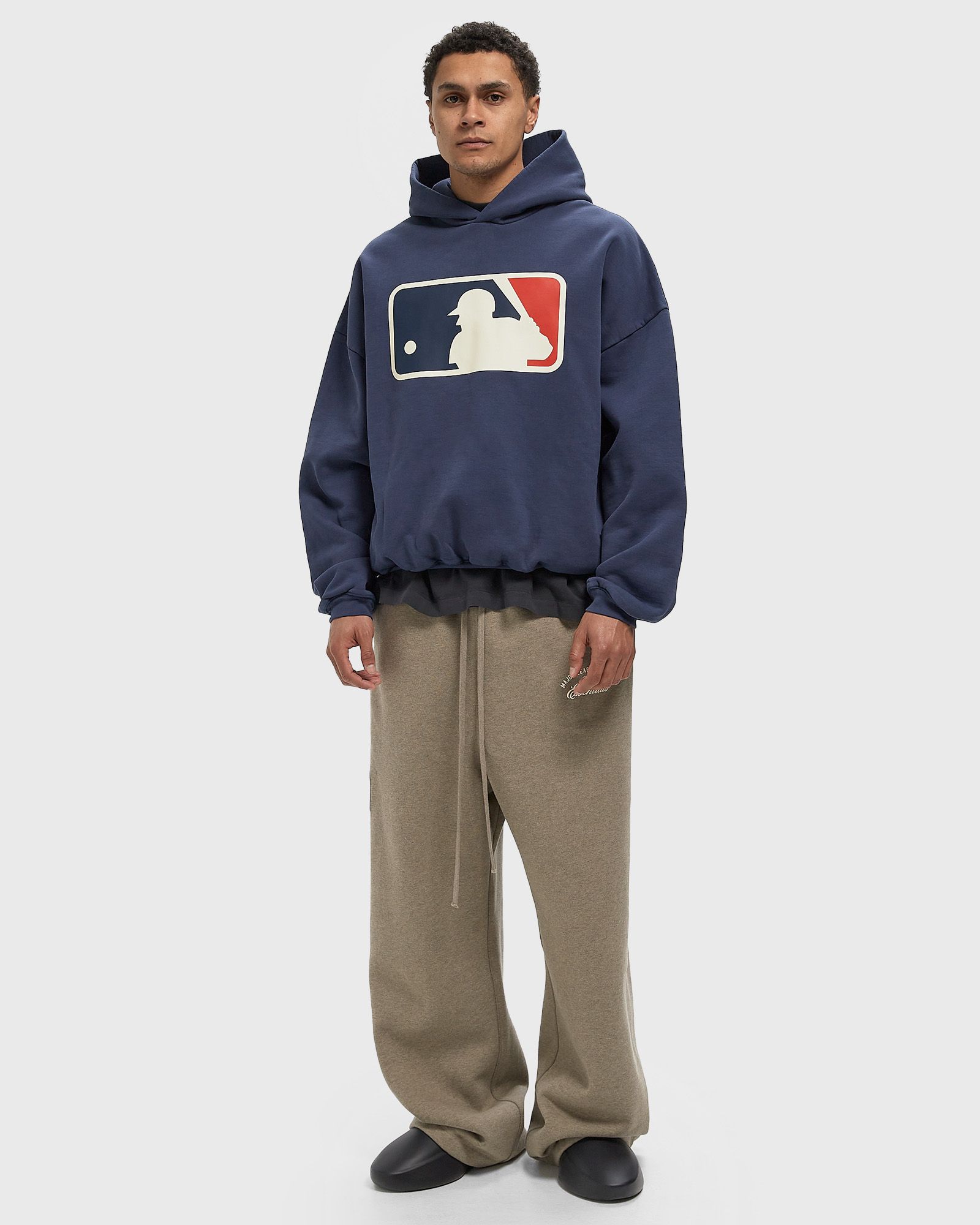 Fear of God Essentials MLB SPORT HOODIE Blue | BSTN Store