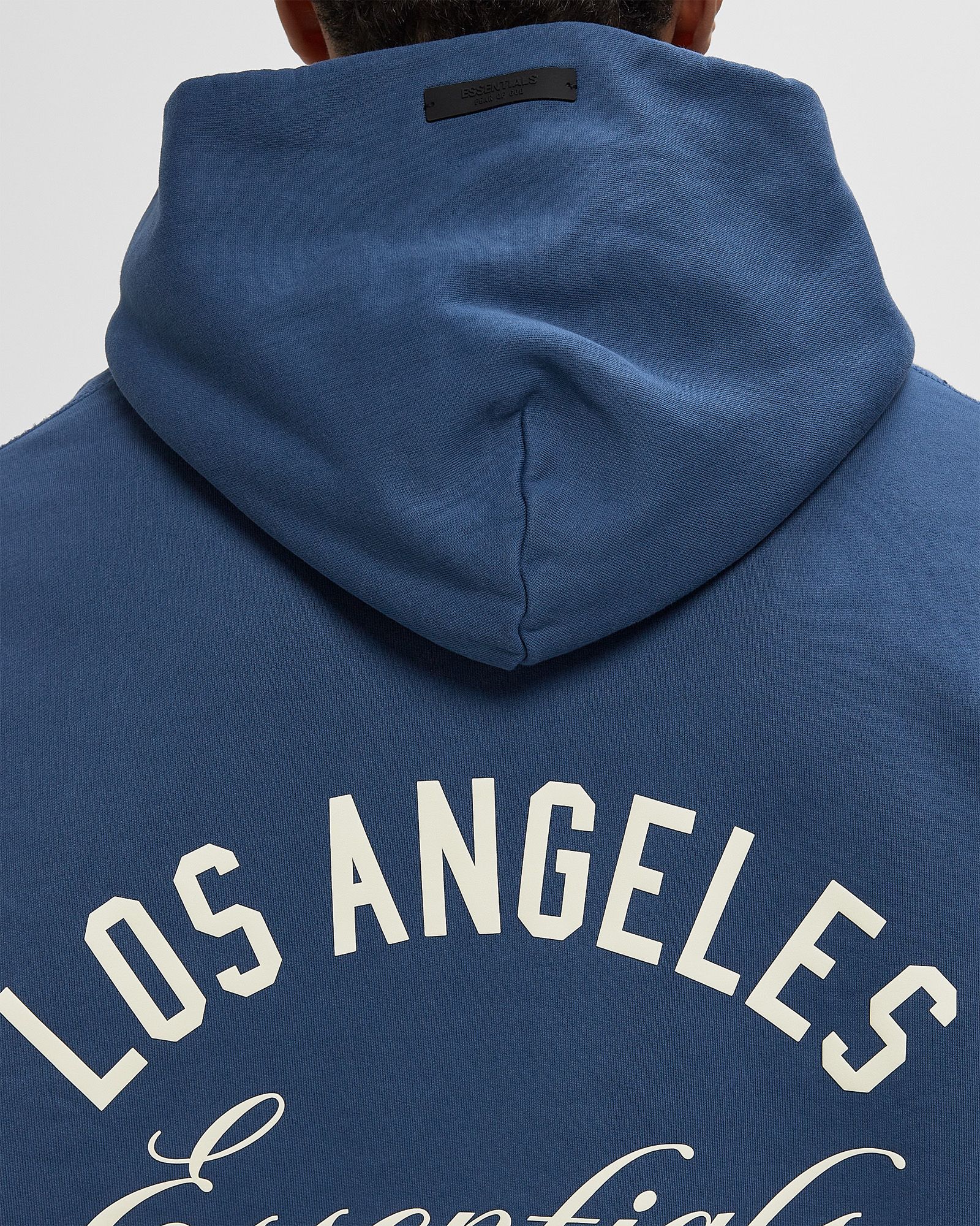 Fear of God Essentials DODGERS SPORT HOODIE Blue | BSTN Store