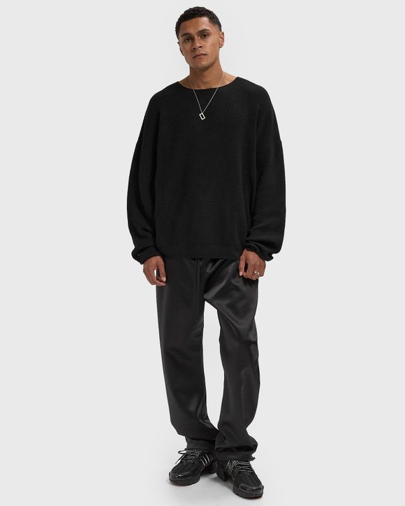 Thumbnail - WAFFLE LONG SLEEVE CREWNECK SWEATER