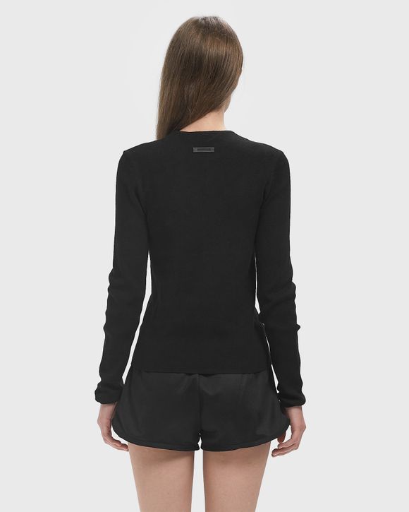 Fear of God Essentials WMNS SOFT RIB LONG SLEEVE Black