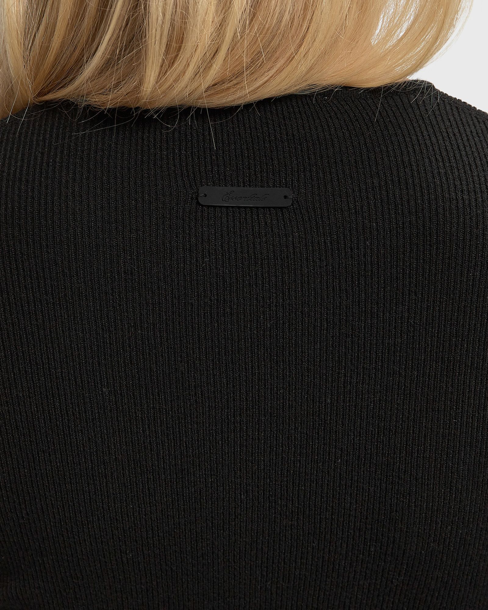 WMNS SIGNATURE RIB KNIT FITTED LONG SLEEVE ZIP UP TEE