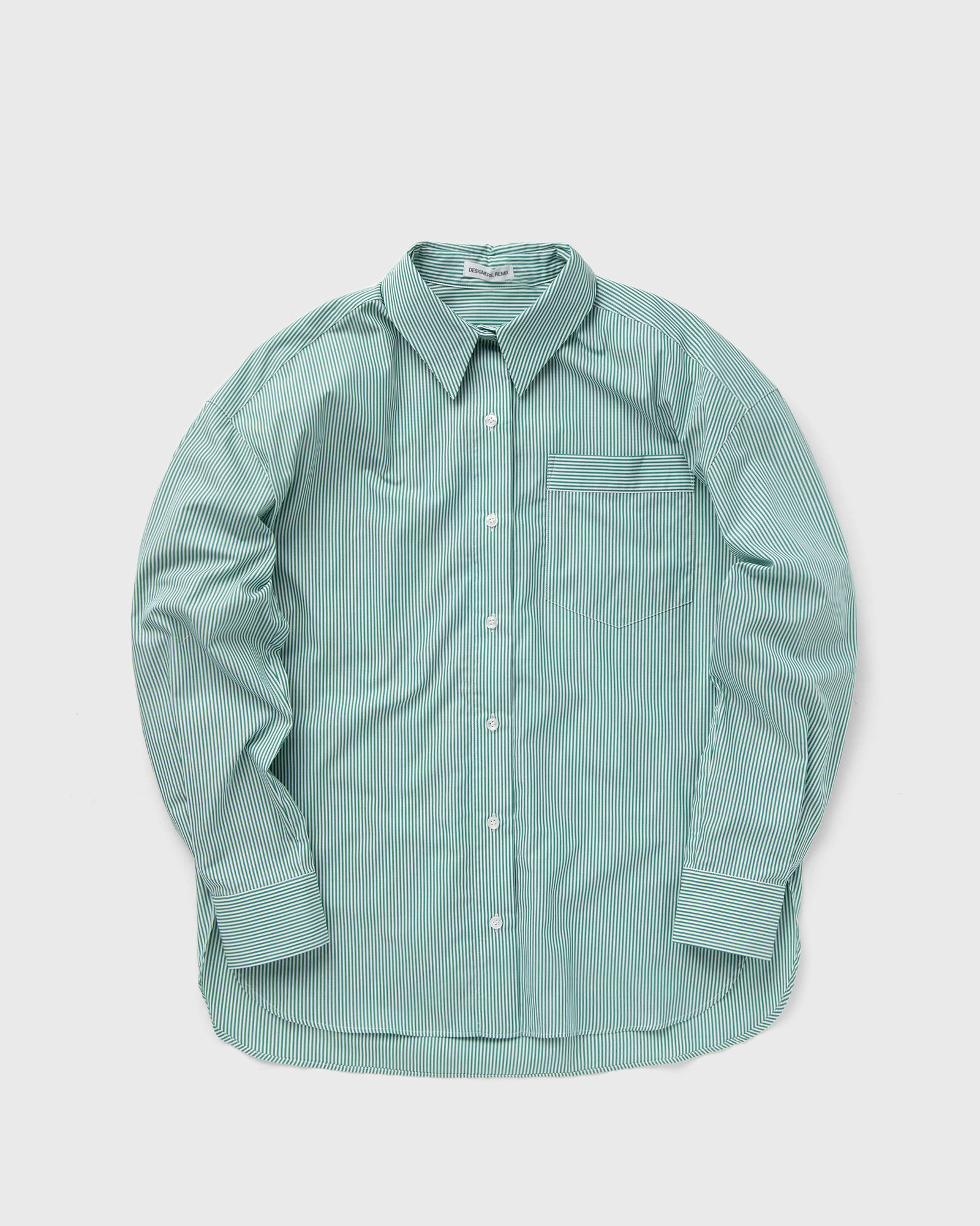 Designers, Remix - hayden oversized shirt women shirts & blouses green in größe:l