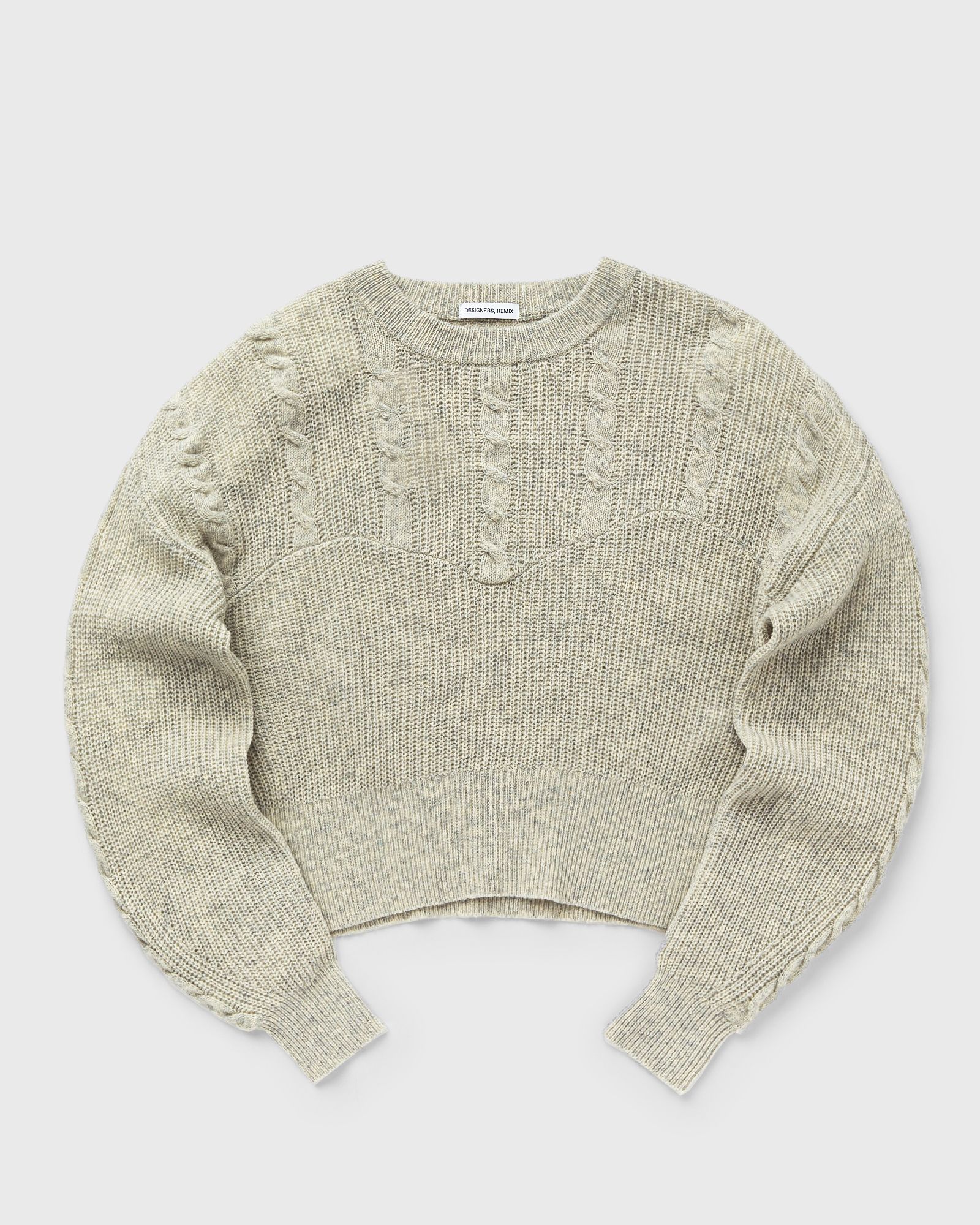Designers, Remix - carmen cable sweater women pullovers white in größe:l