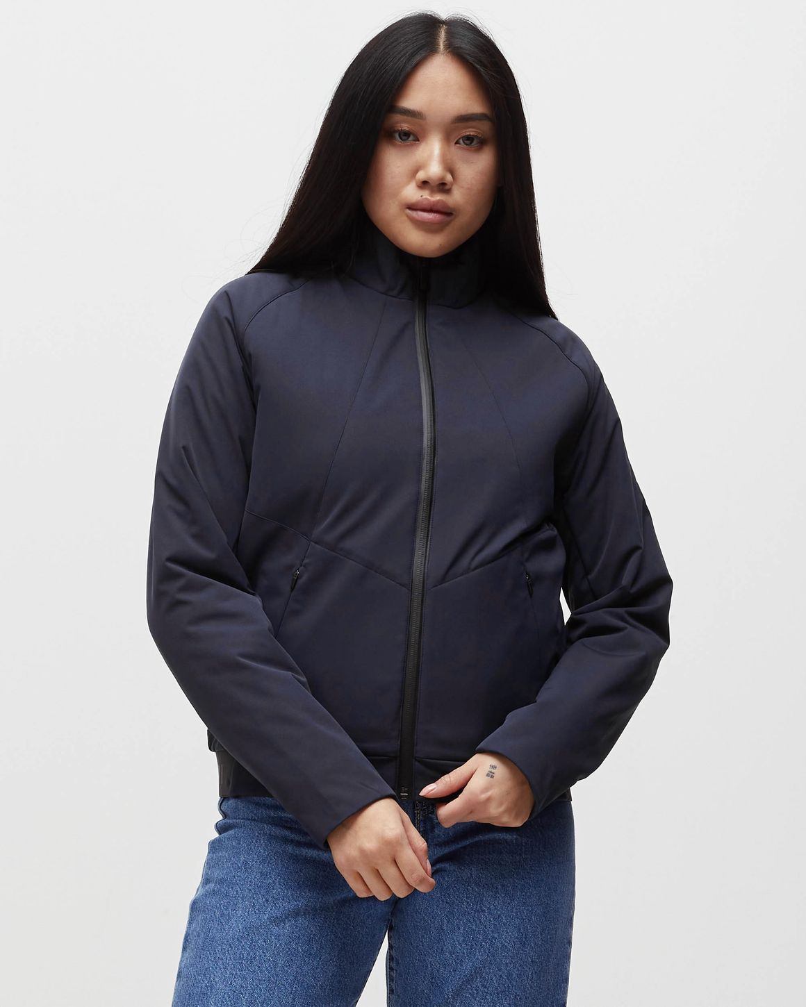 AlphaTauri Bomber Jacket L サイズ ネイビー AlphaTauri Bomber Jacket L サイズ ネイビー