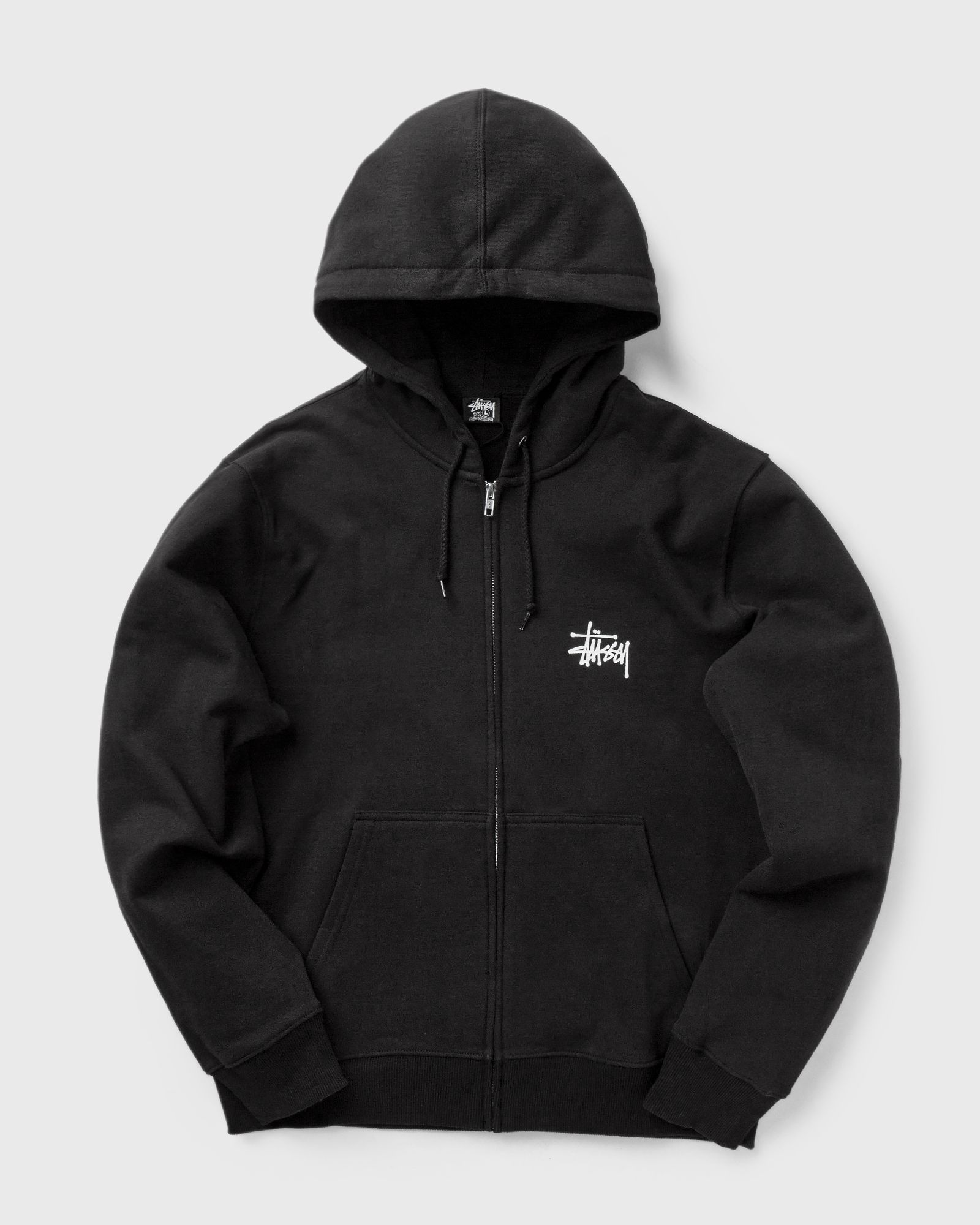 Stussy Basic Zip Hoodie Black | BSTN Store
