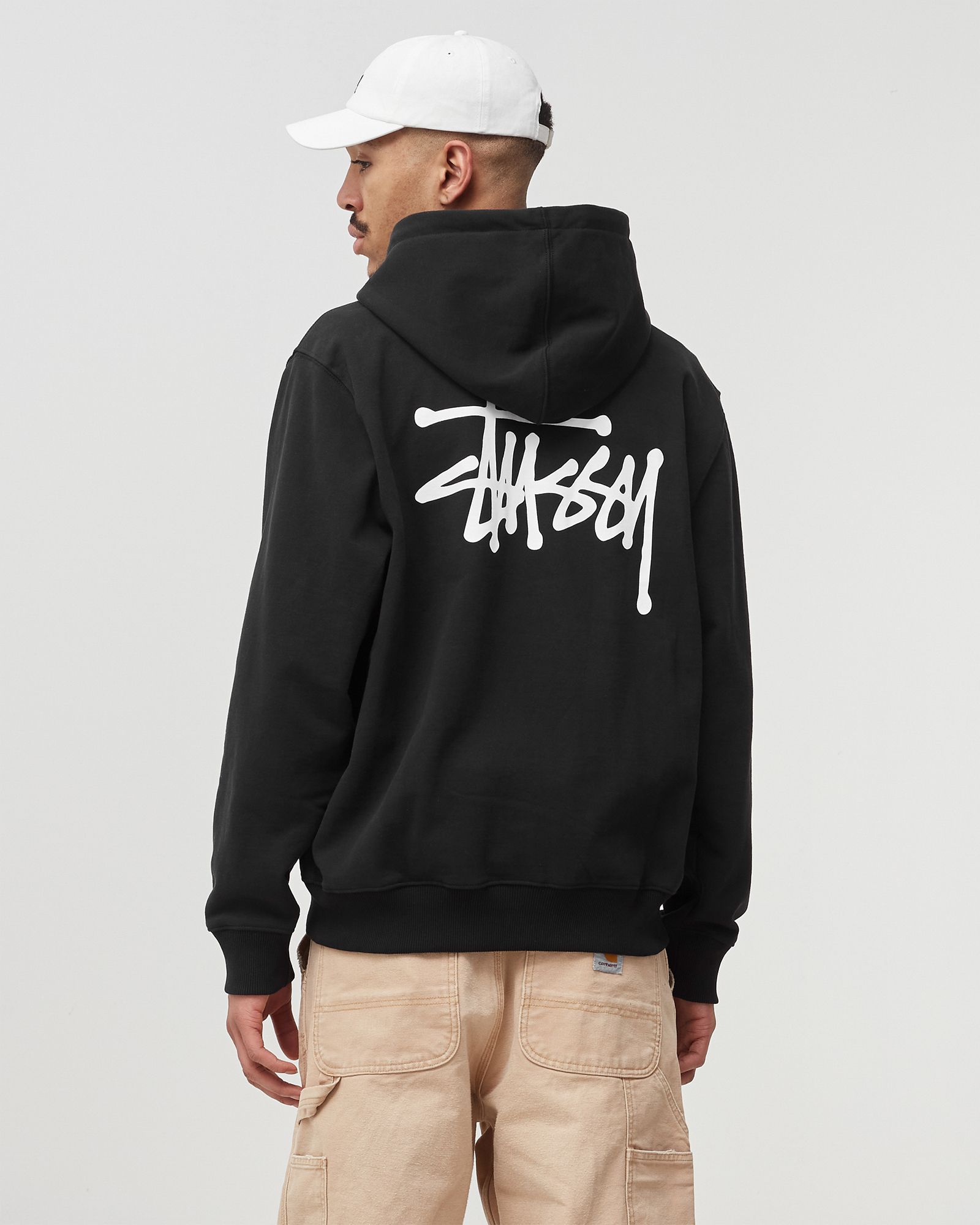 Stussy Basic Zip Hoodie Black | BSTN Store