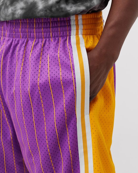 LA LAKERS NEON WORLD SWINGMAN SHORTS