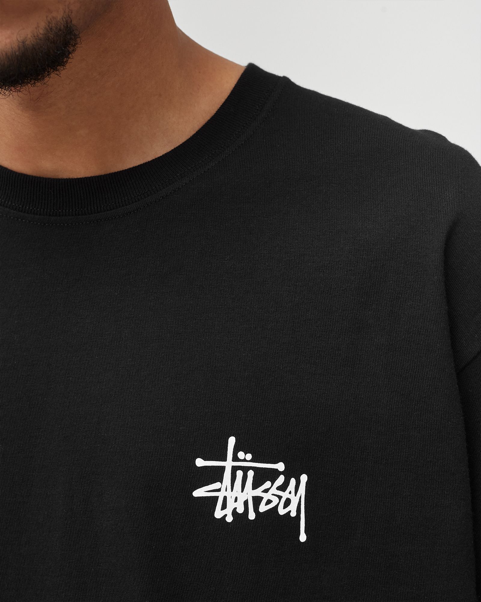 極美品 stussy BASIC CREW ブラック L Stussy Basic Crewneck Sweatshirt - Black / Grey | Flatspot