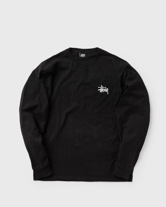 Stussy Basic Stussy LS Tee Black - black