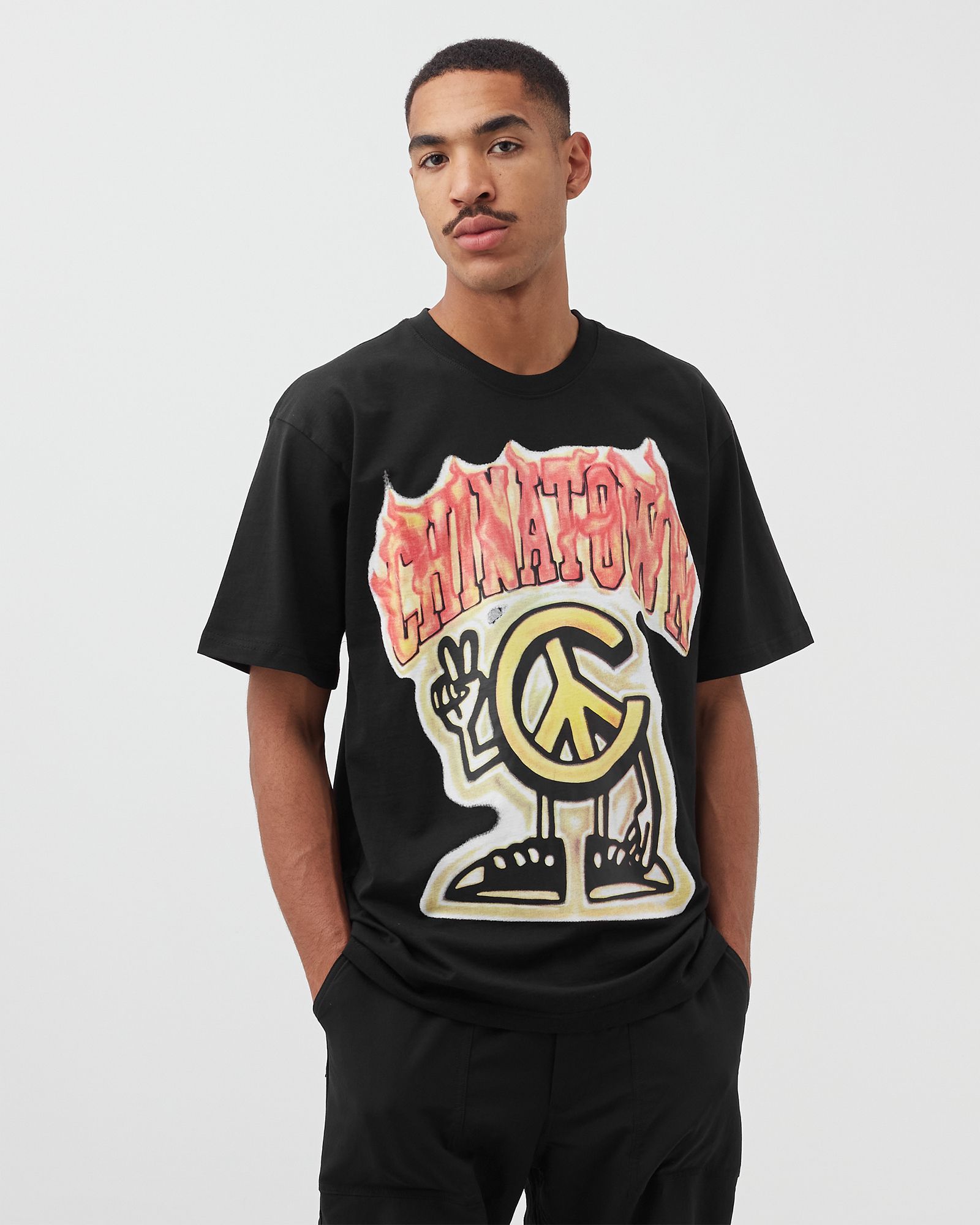 Peace Guy Flame Arc Tee