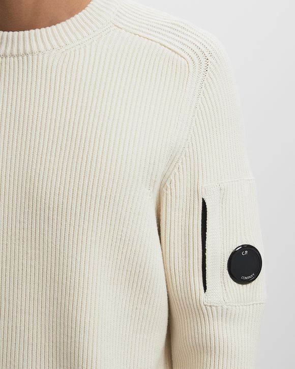 ニット・セーター C.P. Company KNITWEAR (19CMKN015A006608A 103) C.P. Company KNITWEAR - CREW NECK Beige | BSTN Store