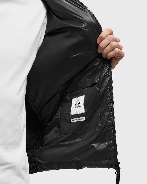 Extrafine Merino Wool Mixed Full Zip Goggle Sweater