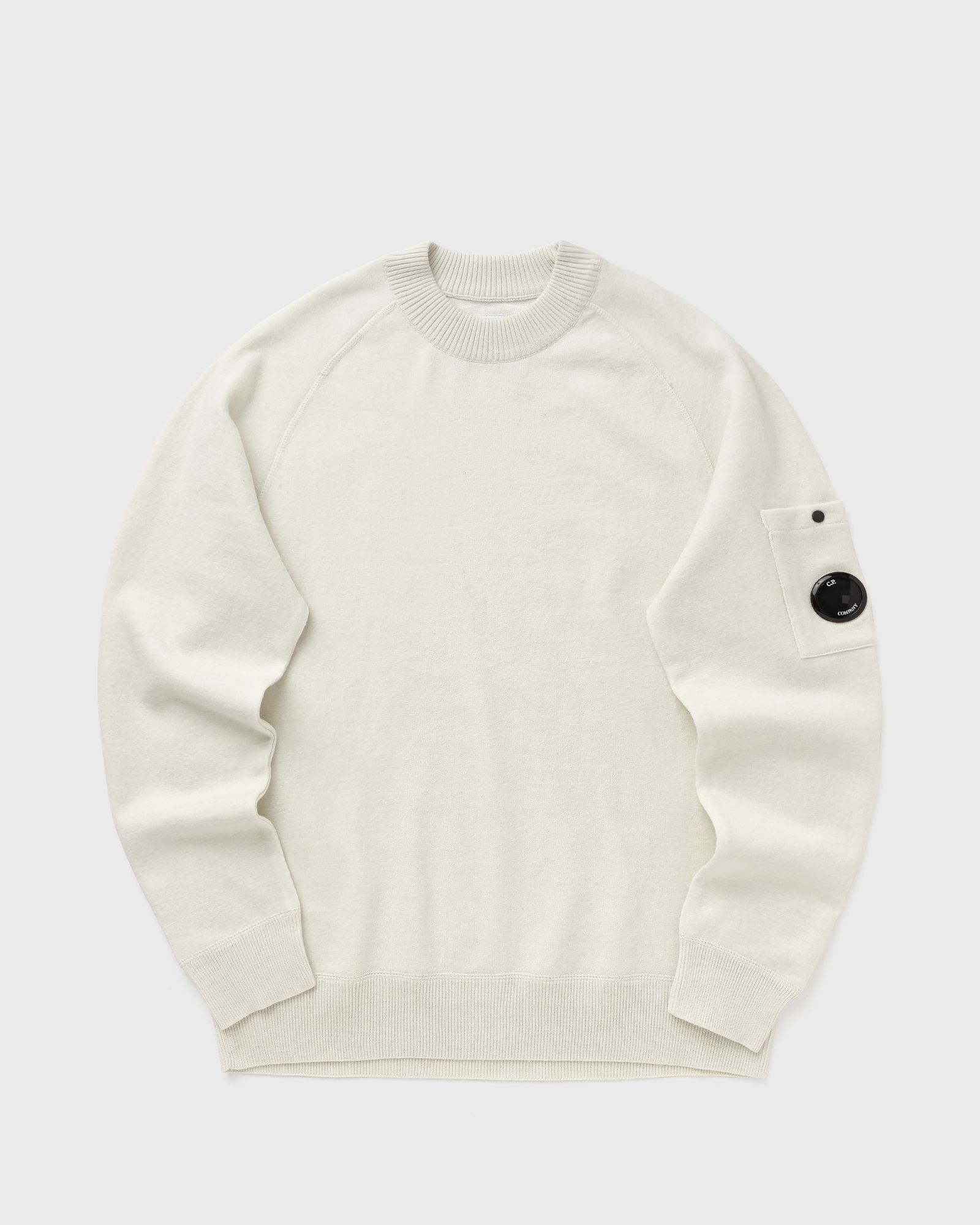Merino Wool Felted Crewneck Lens Sweater