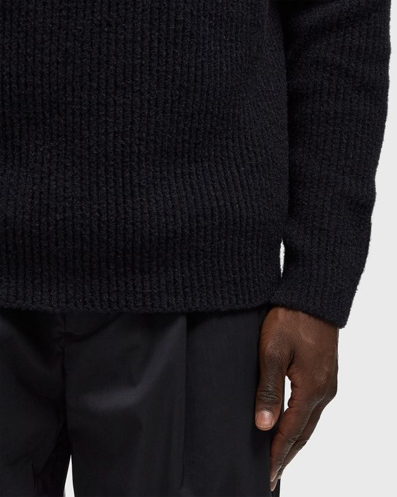 Fleece Knit Half Zip Sweater