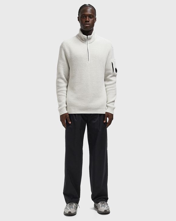 Thumbnail - Fleece Knit Half Zip Sweater