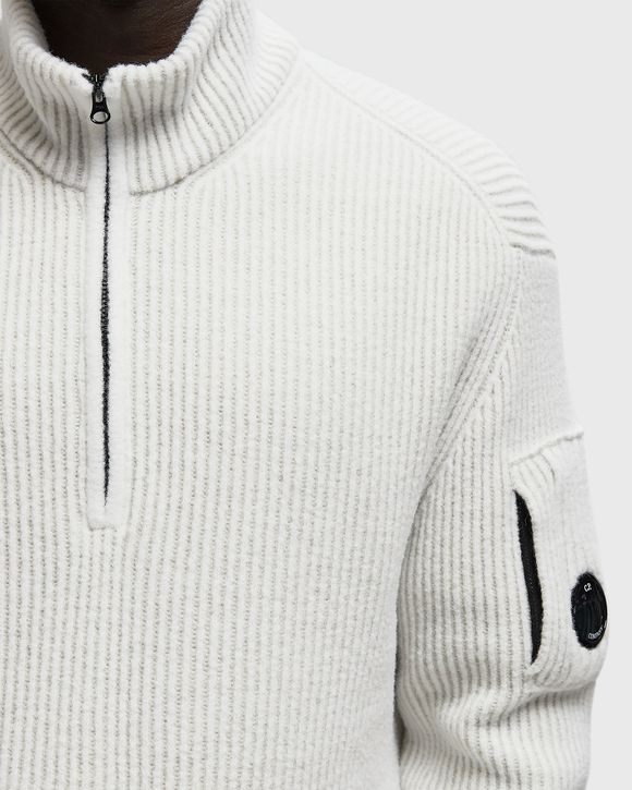 Fleece Knit Half Zip Sweater