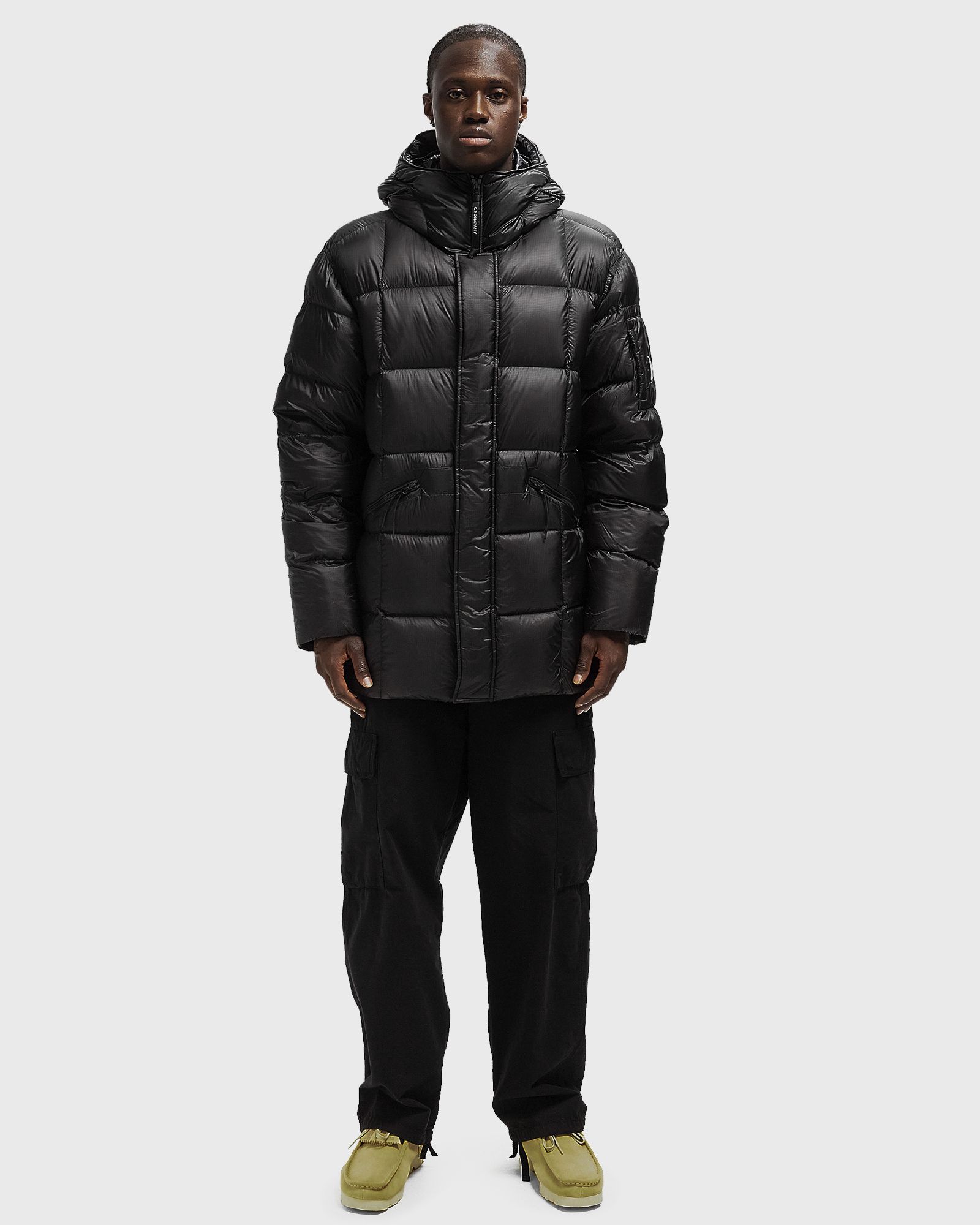 D.D. Shell Long Hooded Down Jacket