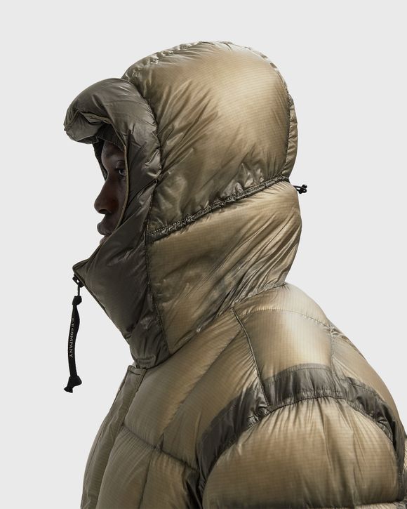 D.D. Shell Long Hooded Down Jacket