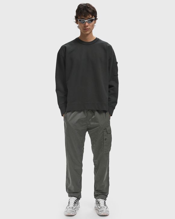 【送料&関税込】C.P. Company Cotton Crew-neck Sweatshirt CP Company Diagonal Sweatshirt Grey | Mainline Menswear