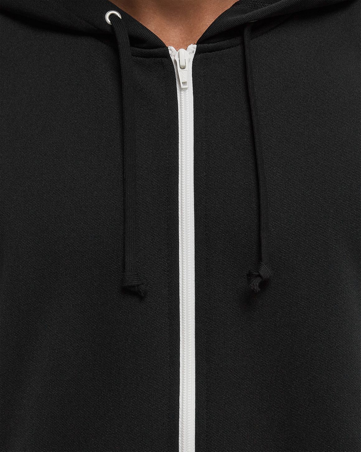 Comme des Garçons Black Zipped Hooded Track Jacket Black