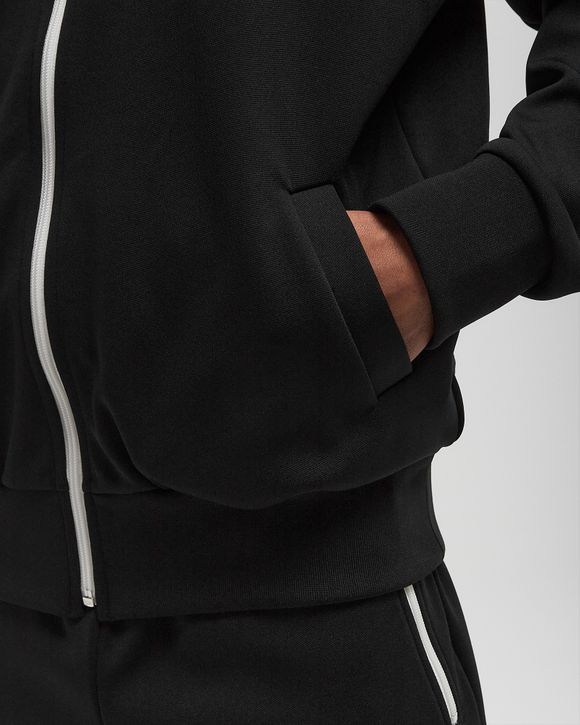 Comme des Garçons Black Zipped Hooded Track Jacket Black