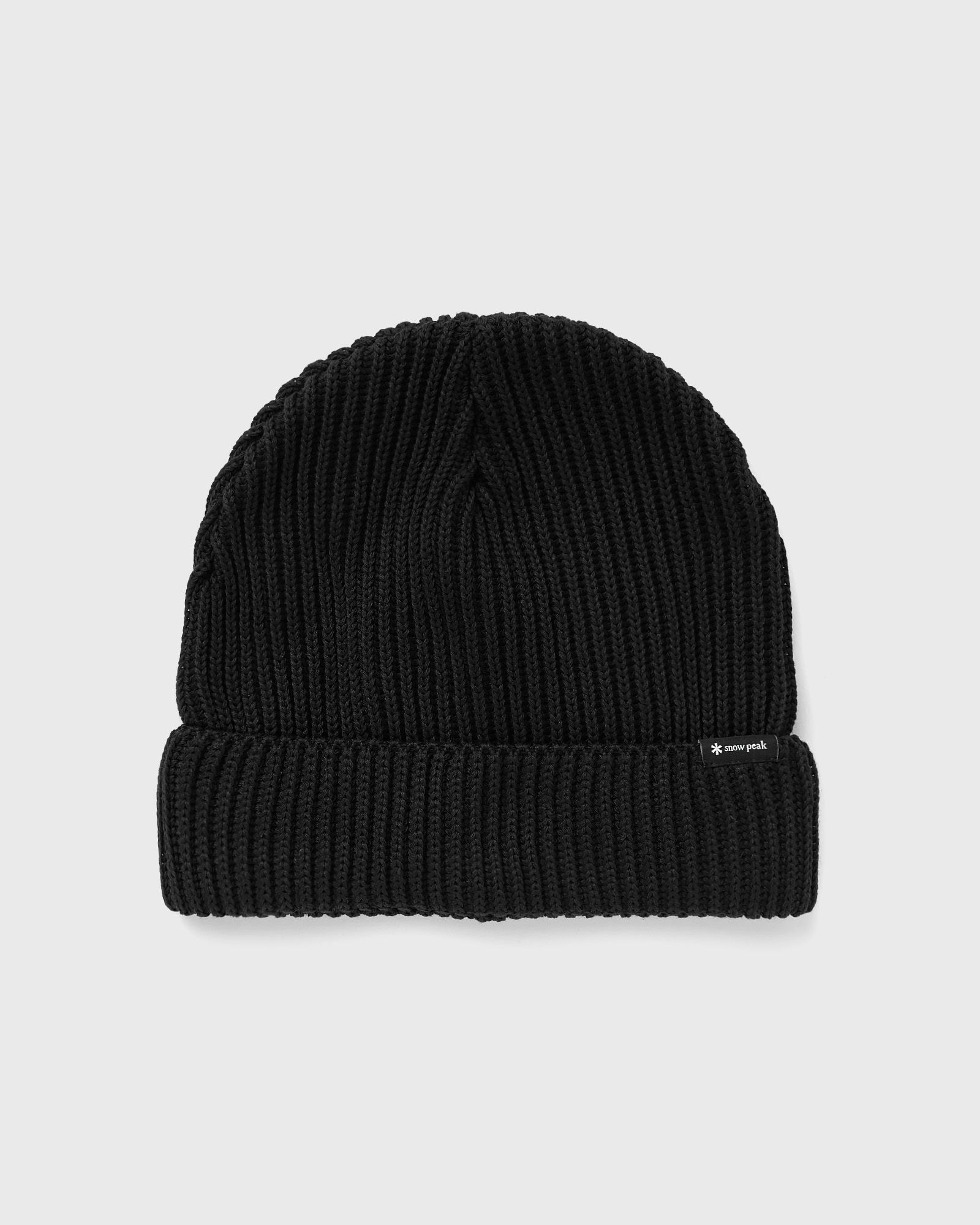 Snow Peak - pe/co knit cap men beanies black in größe:one size